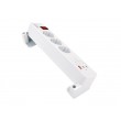 Equip 3-Outlet Clamp Power Strip with 3 x USB (2C + 1A)
