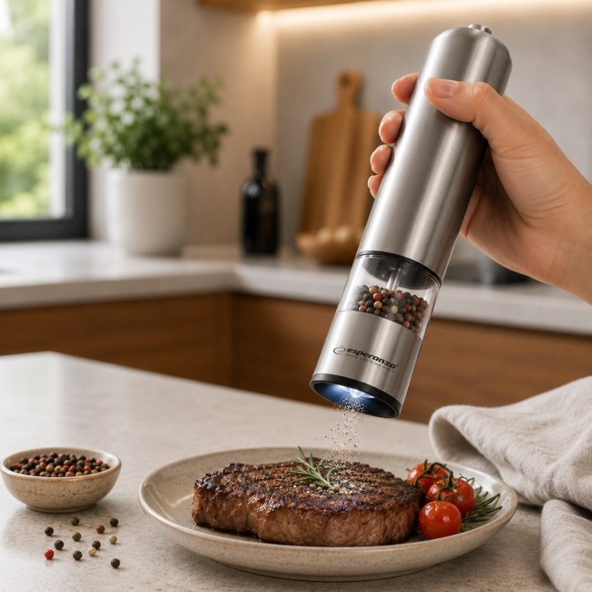 Esperanza EKP002 seasoning grinder Salt & pepper grinder Stainless steel