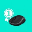 Logitech M185 mouse RF Wireless Optical. Logitech M185 mouse RF Wireless Optical.