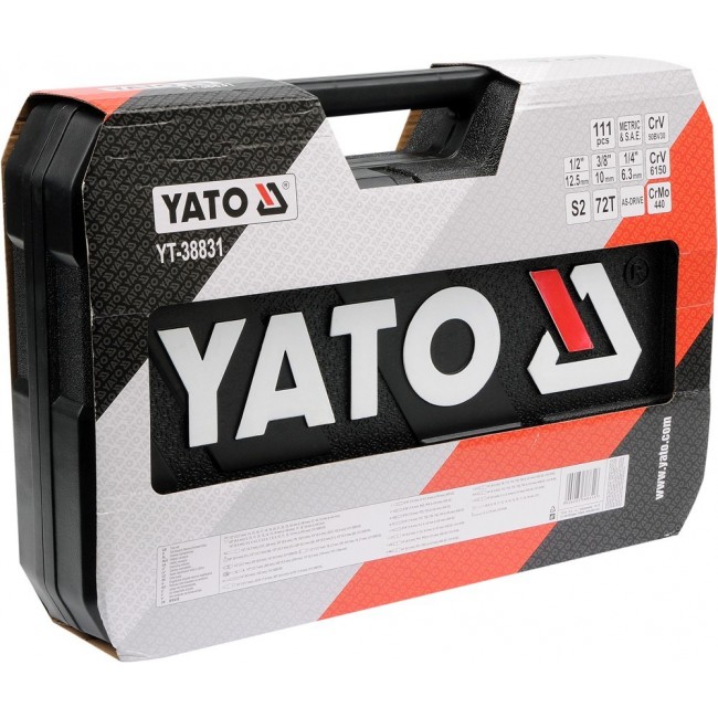 Yato YT-38831 mechanics tool set 111 tools