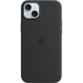 Silicone case Apple w/ MagSafe Black for iPhone 15 Plus, MT103ZM/A
