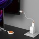 j5create JVAW62 ScreenCast USB-C Wireless Display HDMI Extender, White and Orange j5create JVAW62 ScreenCast USB-C Wireless Display HDMI Extender, White and Orange