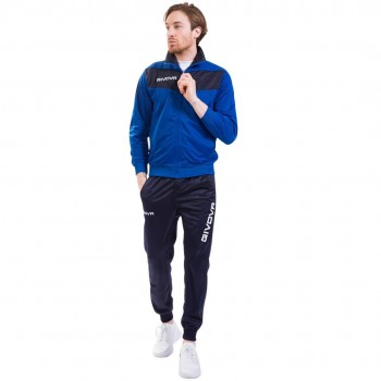 Givova Tuta Visa Triacetato Tracksuit Blue-Navy TR018 0204 XL