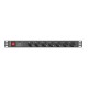 Lanberg PDU-07F-0200-BK power distribution unit (PDU) 7 AC outlet(s) 1U Black Lanberg PDU-07F-0200-BK power distribution unit (PDU) 7 AC outlet(s) 1U Black