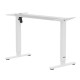 Ergo Office electric adjustable height desk, max height 1160mm, max - 80 kg, without top for standing and sitting work, white, ER-400 W Ergo Office electric adjustable height desk, max height 1160mm, max - 80 kg, without top for standing and sitting work, white, ER-400 W