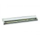 Equip 48-Port Cat.6 Shielded Patch Panel, Light Grey Equip 48-Port Cat.6 Shielded Patch Panel, Light Grey