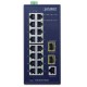 PLANET IGS-4215-16T2S network switch Managed L2/L4 Gigabit Ethernet (10/100/1000) Blue