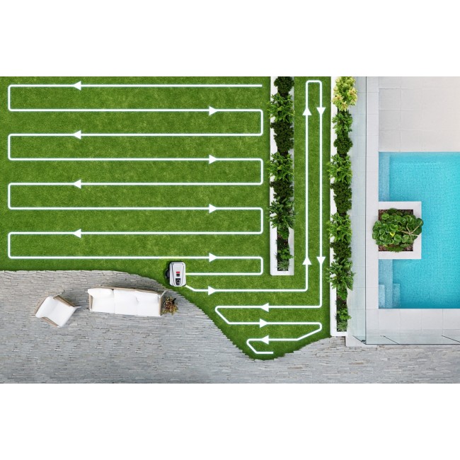 Ecovacs GOAT A1600 LiDAR PRO EU Robotic lawn mower Battery Black, White