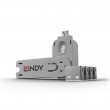 Lindy USB Port Blocker - Pack of 4, Colour Code: White Lindy USB Port Blocker - Pack of 4, Colour Code: White