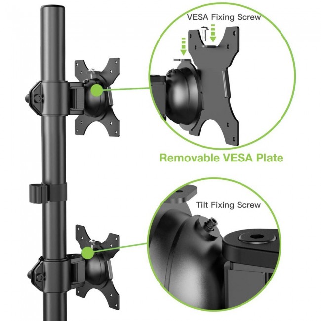 Techly ICA-LCD 2520V monitor mount / stand 68.6 cm (27 Techly ICA-LCD 2520V monitor mount / stand 68.6 cm (27