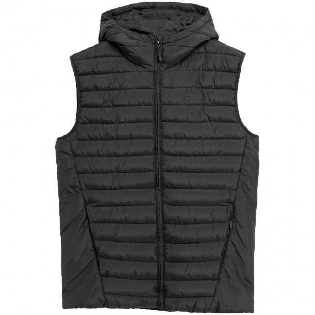 Men's vest 4F M063 deep black 4FAW23TVESM063 20S