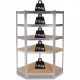 Metal corner storage rack GC9030 30 cm