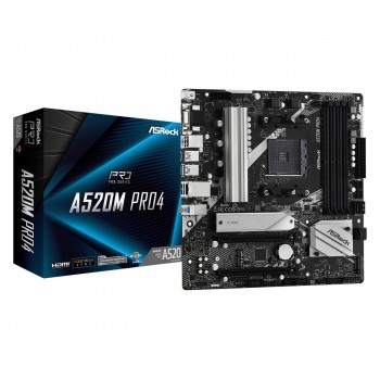 Asrock A520M Pro4 Socket AM4 micro ATX