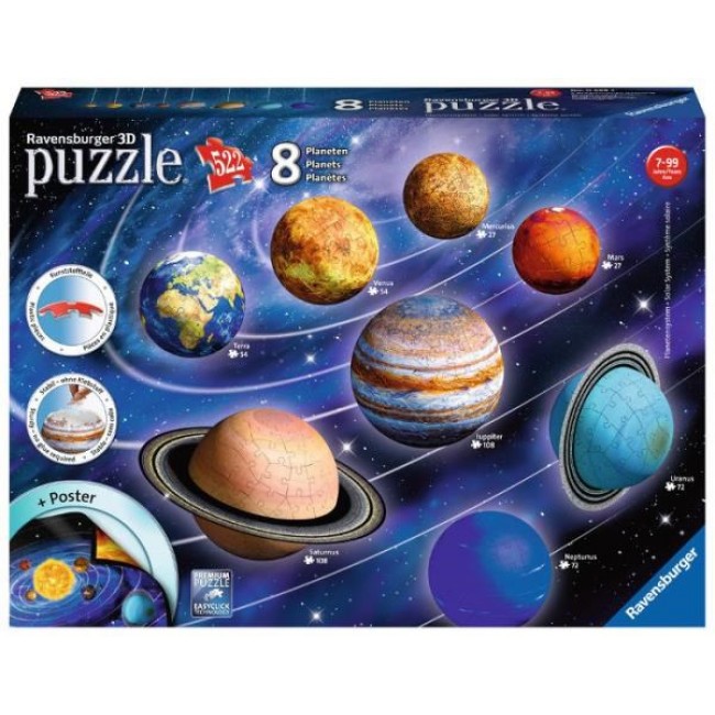 Ravensburger Planetary Solar System 3D Puzzle Ravensburger Planetary Solar System 3D Puzzle