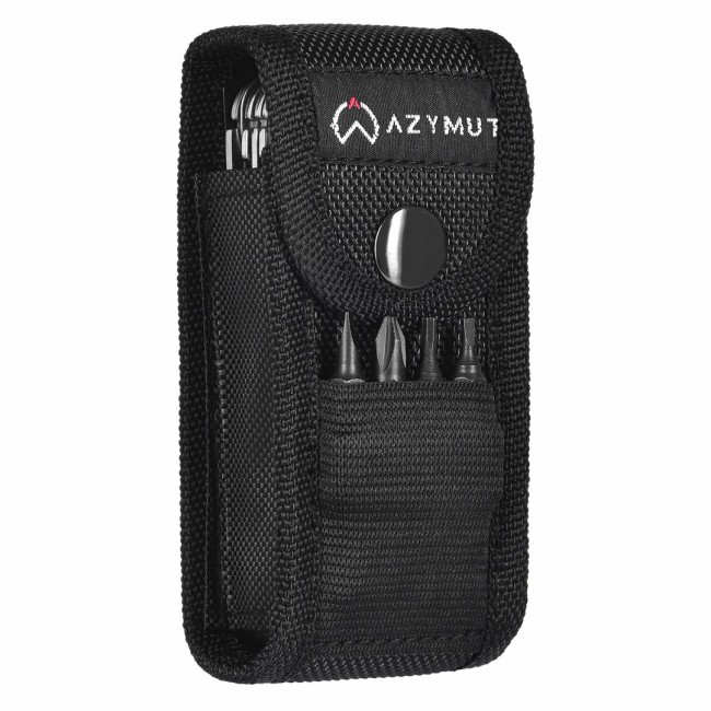 Multitool AZYMUT Trohon - 12 tools + 8 bits + holster (H-P2010121)