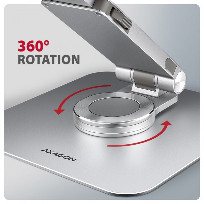 Axagon STND-LR stand with 360 rotation for laptops and tablets Axagon STND-LR stand with 360 rotation for laptops and tablets