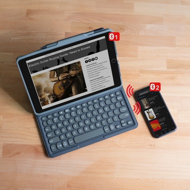 ZAGG Pro Keys keyboard Universal Bluetooth QWERTY English Grey ZAGG Pro Keys keyboard Universal Bluetooth QWERTY English Grey
