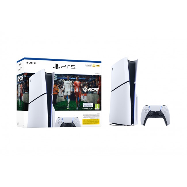 Sony Playstation 5 Standart FC26 Bundle 825 GB Wi-Fi Black, White Sony Playstation 5 Standart FC26 Bundle 825 GB Wi-Fi Black, White