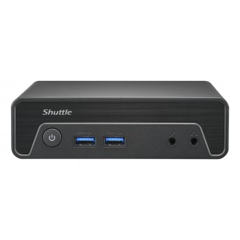 Shuttle Nano PC NE10N, Intel N 100, 1x HDMI, 1x DP, 6x USB, 1x LAN, fanless, 24/7 permanent operation, incl. VESA