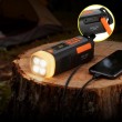 Adler AD 1920 Emergency radio Solar panel / Crank / Powerbank 4500 mAh Black