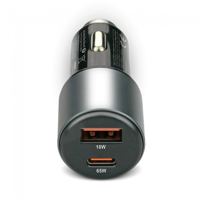 Car charger everActive CC-60Q USB QC3.0 + USB-C PD 83W