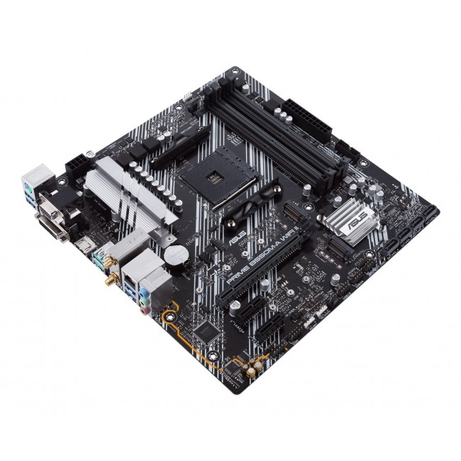 Asus | PRIME B550M-A WIFI II | Processor family AMD | Processor socket AM4 | DDR4 DIMM | Memory slots 4 | Supported hard disk drive interfaces SATA, M.2 | Number of SATA connectors 4 | Chipset AMD B550 | microATX Asus | PRIME B550M-A WIFI II | Processor family AMD | Processor socket AM4 | DDR4 DIMM | Memory slots 4 | Supported hard disk drive interfaces SATA, M.2 | Number of SATA connectors 4 | Chipset AMD B550 | microATX