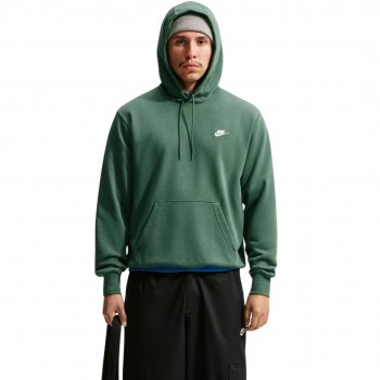 Bluza męska Nike Club FT PO Hoodie zielona FN3866 323 XL