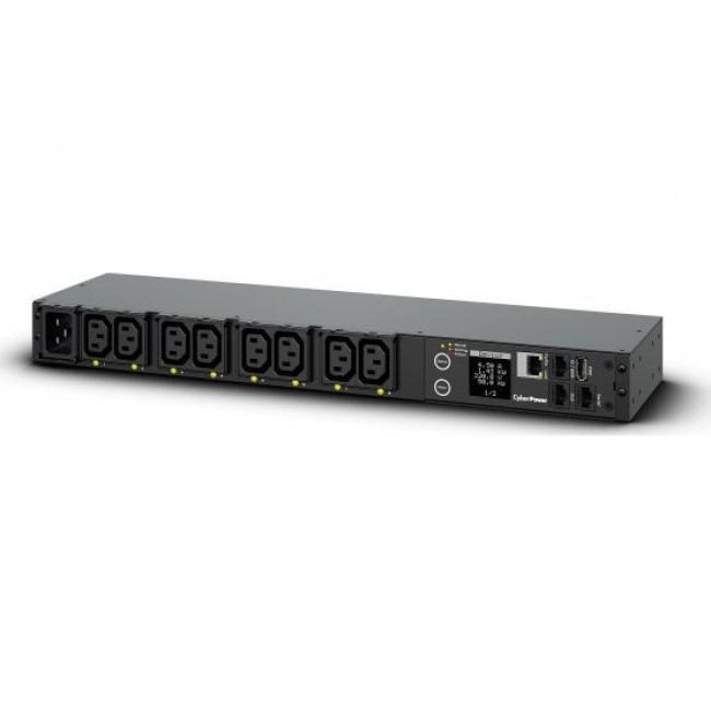 CyberPower PDU41005 power distribution unit (PDU) 8 AC outlet(s) 1U Black