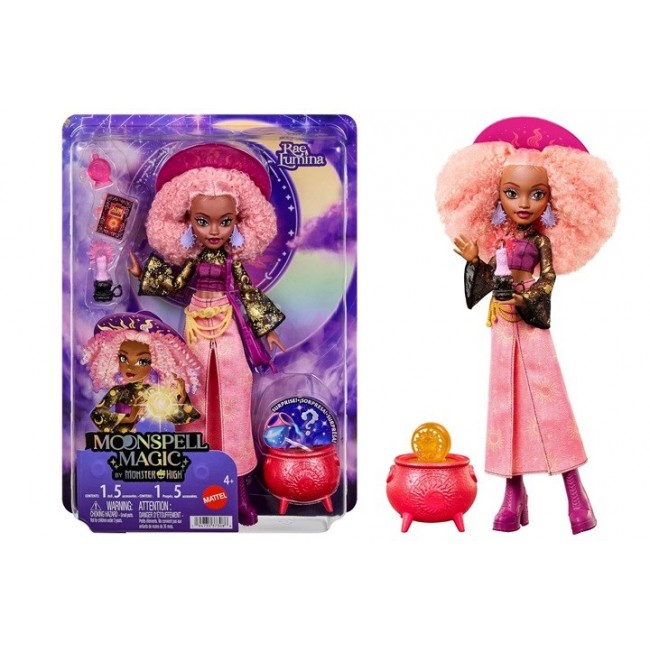 Monster High Moonspell Magic by Rae Lumina Fashion Doll, Sun Witch with Accessories
