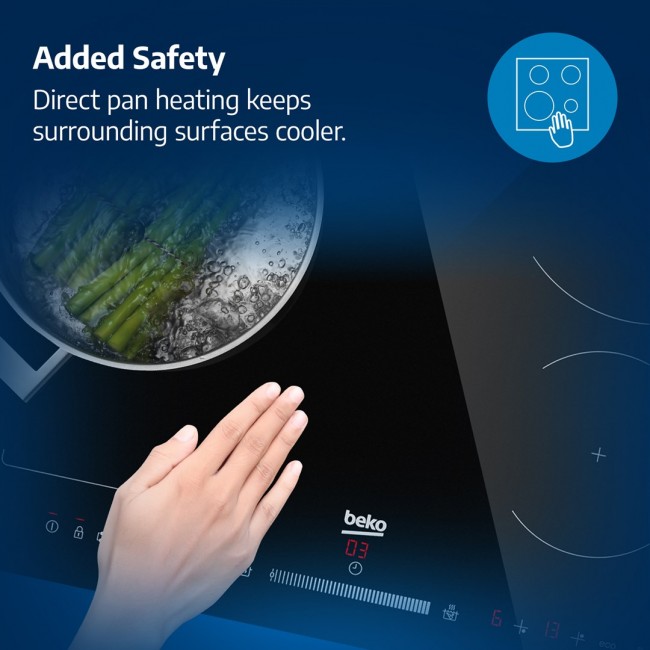 Beko HII64401QT 60cm Induction Hob with Touch Controls