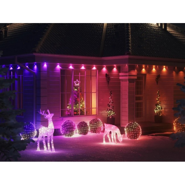 Twinkly Strings 750 RGB Christmas lights, black cable, plug type F Twinkly Strings 750 RGB Christmas lights, black cable, plug type F