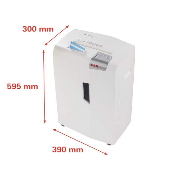 HSM shredstar X15 document shredder - 4 x 37 mm 26L