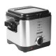 Mesko Home MS 4910 fryer Single 1.5 L Stand-alone 900 W Deep fryer Black, Satin steel