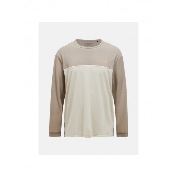 Shirt PEAK PERFORMANCE M Trail Wool Blend LS beige