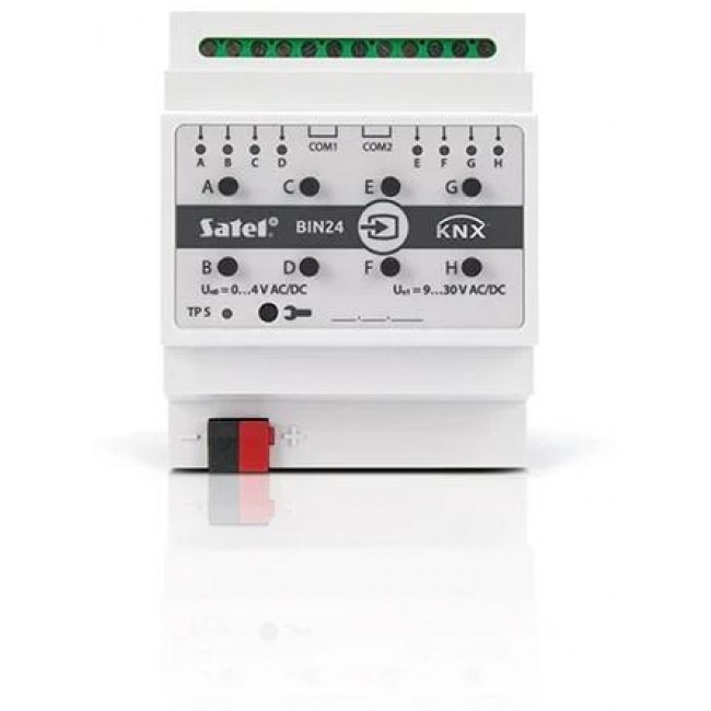 Satel KNX-BIN24 smart home actuator DIN rail-mounted 8 channels Satel KNX-BIN24 smart home actuator DIN rail-mounted 8 channels