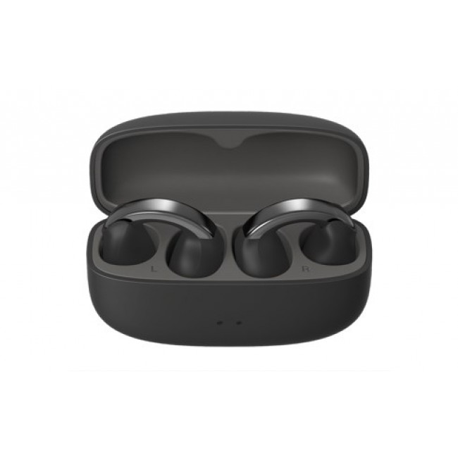 JVC HA-NP1TBU - open-back TWS earcuff headphones, black JVC HA-NP1TBU - open-back TWS earcuff headphones, black