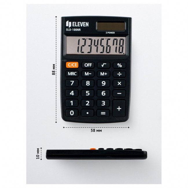 Eleven SLD-100NR pocket calculator