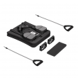 Rebel Active home Pilates set, 9-in-1 multifunctional fitness equipment, black