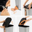 ROTHO Ribo Silver - pedal bin 35l