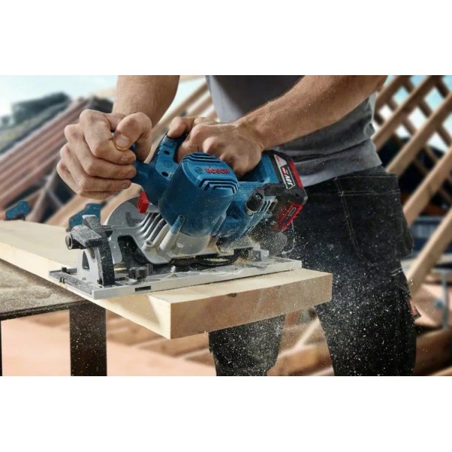 Bosch GKS 185-LI 16.5 cm Black, Blue, Grey 5000 RPM