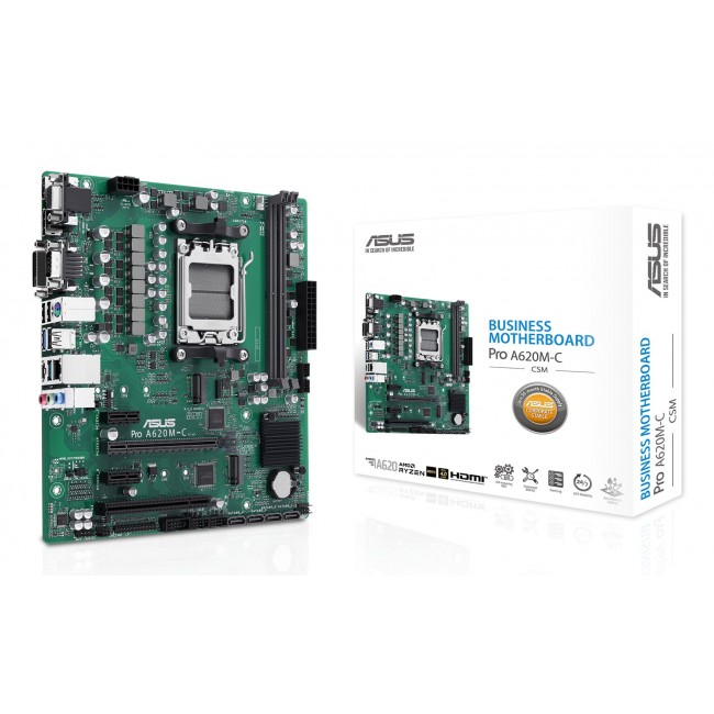 ASUS PRO A620M-C-CSM AMD A620 Socket AM5 micro ATX