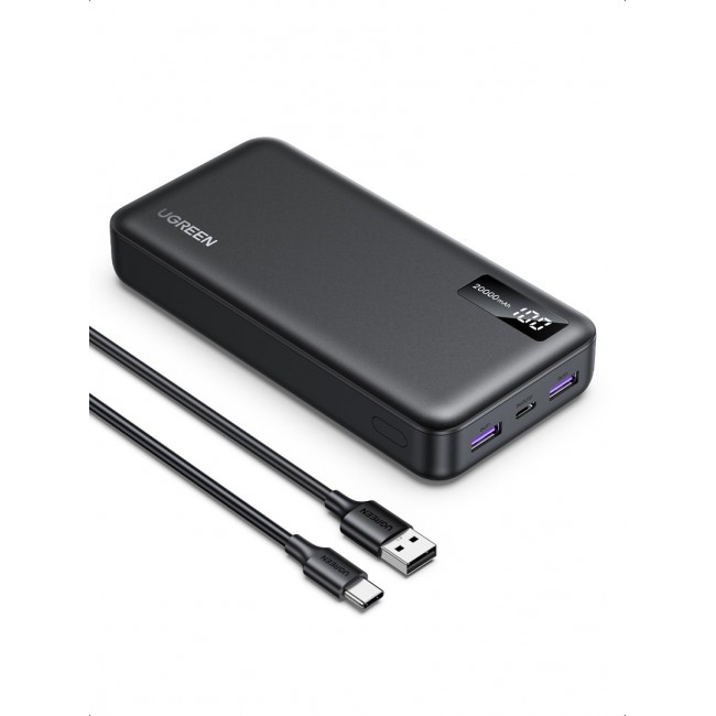 Ugreen 25683 power bank 20000 mAh Black