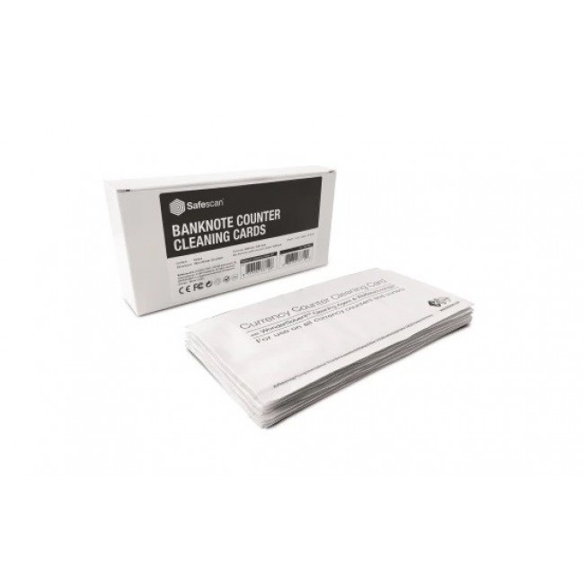 Safescan - cleaning cards for counters Safescan - cleaning cards for counters