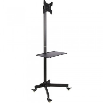 Techly Trolley Floor Stand LCD/LED/Plasma TV Stand 19