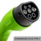 Qoltec Mobile EV Car Charger Adjustable 2in1 Type2 | 3.5kW | 230V | LCD | Portable | Wallbox | 5m