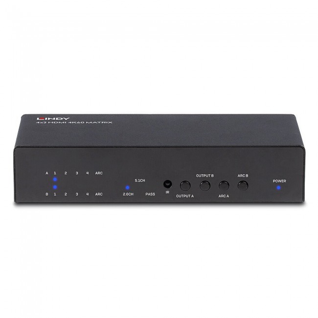 Lindy 4x2 HDMI 4K60 Matrix Lindy 4x2 HDMI 4K60 Matrix