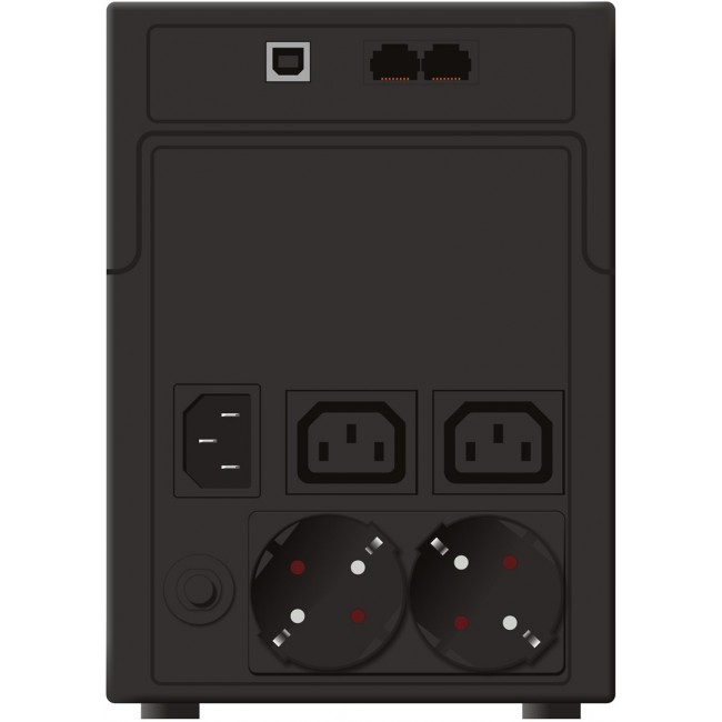 PowerWalker VI 1200 SHL Schuko uninterruptible power supply (UPS) Line-Interactive 1.2 kVA 600 W 4 AC outlet(s)