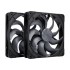 Noctua 140mm NF-A14x25 G2 PWM Sx2 PP chromax.black edition - dual fan set