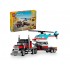 LEGO CREATOR 3 IN 1 31146 FLATBED TRUCK WITH HELICOPTER