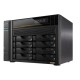 Asustor LOCKERSTOR 8 Gen3 NAS Desktop AMD Ryzen V3C14 16 GB DDR5 ADM Black